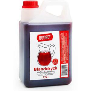Budget Blanddryck Jordgubb 2,5L