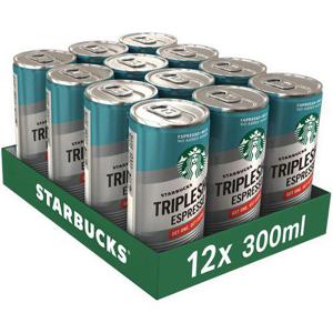 Starbucks Tripleshot Espresso Utan Tillsatt Socker Fairtrade 12x300ml