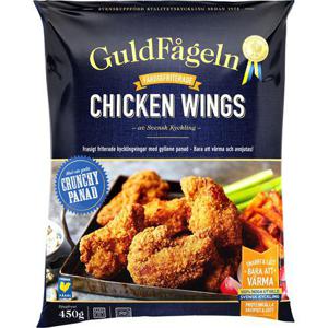 Guldfågeln Kycklingvingar Crunchy Fryst 450g