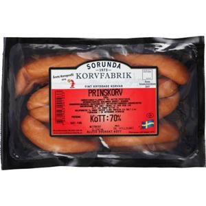 Sorunda Korv Prinskorv 390g Sorunda Chark
