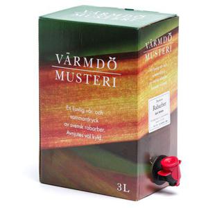 Frukt & Grönt Rabarber- & Jordgubbsdryck Bag-in-box 3L Värmdö Musteri
