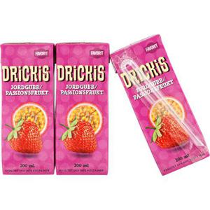 Favorit Drickis Jordgubb/Passion 3x20cl