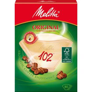 Melitta Kaffefilter 102 Oblekta 80-p