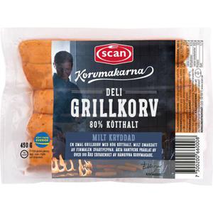 Scan Grillkorv Deli Smal 450g
