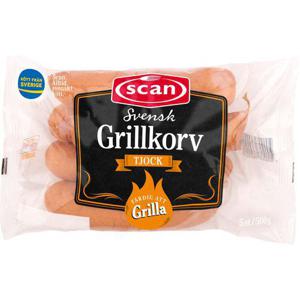 Scan Grillkorv Tjock 500g