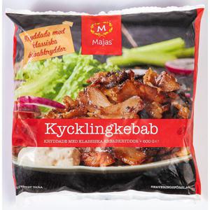 Majas Kycklingkebab Fryst 600g