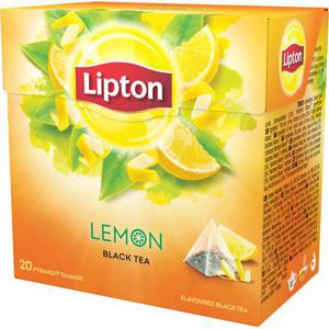 Lipton Svart Te Lemon Pyramidte 20-p