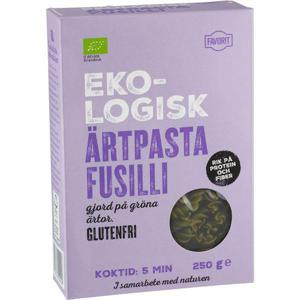Favorit Fusilli Grön Ärtpasta EKO 250g