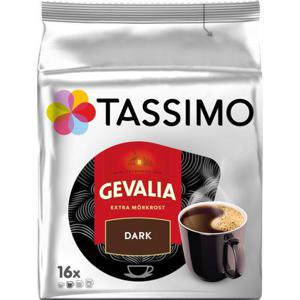 Gevalia Kaffekapslar Tassimo Mörkrost 144g 16-p
