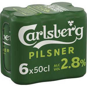 Carlsberg Öl  Lager 2,8% 6x50cl