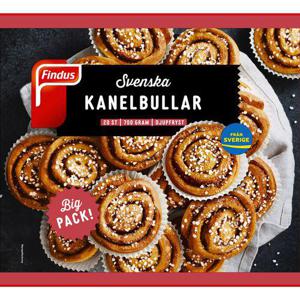 Findus Svenska Kanelbullar Frysta 700g