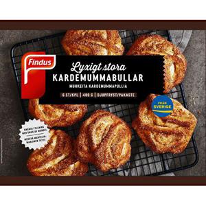 Findus Lyxigt Stora Kardemummabullar Frysta 480g
