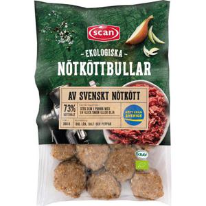 Scan Nötköttbullar EKO/KRAV 300g