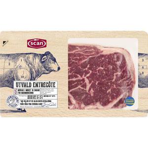 Scan Utvald Entrecote 180g