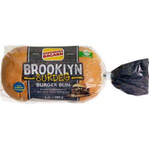 Korvbrödsbagarn Brooklyn Burger Bun 4-p 280g
