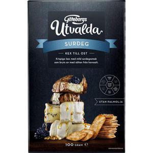 Göteborgskex Utvalda Surdegskex med Havssalt 100g Göteborgs Kex