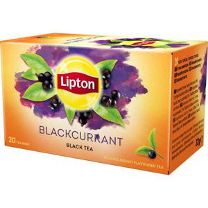 Lipton Svart Te Blackcurrant 20-p