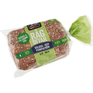 Hatting Rågbitar Solros- och Pumpafrön 360g