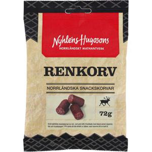 Nyhlens Hugosons Ölkorv Ren 72g Nyhléns Hugosons