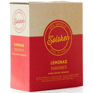 Solsken Lemonad Rabarber & Citron 3L