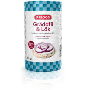 Friggs Riskakor Gräddfil & Lök 130g