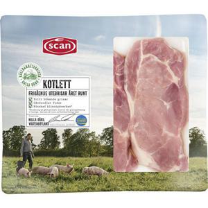 Scan Kotlett av Hållbarhetsgris 450g