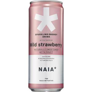 The Naia Initiative Energidryck Sparkling Wild Strawberry 330ml