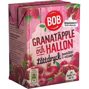 Bob Lättdryck Granatäpple & Hallon 2dl