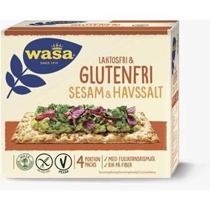 Wasa Knäckebröd Sesam/Havssalt Laktos- & Glutenfritt 240g