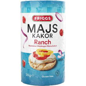 Friggs Majskakor Ranch 125g