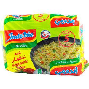 Indo Mie Snabbnudlar Grönsaker 5x75g