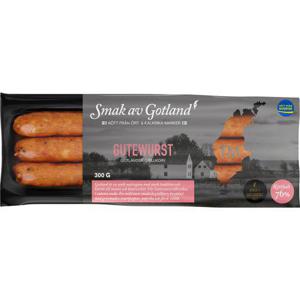 Smak av Gotland Grillkorv Gutewurst 300g