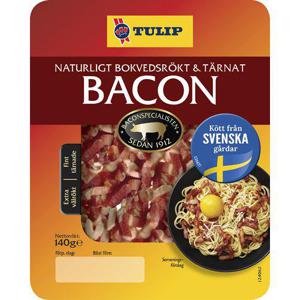 Tulip Bacon Tärnat 140g