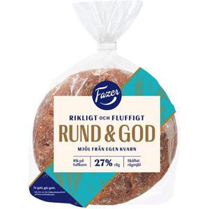 Fazer Bageri Rågbröd Rund & God 390g Fazer