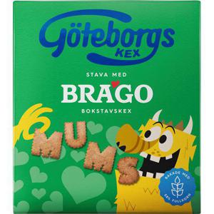 Göteborgskex Brago Bokstavskex 160g