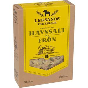 Leksands Tre Kullor Tunnknäcke Havssalt & Frön 180g