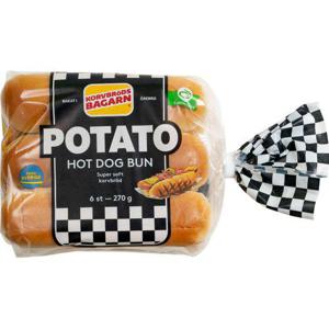 Korvbrödsbagarn Korvbröd Potato Bun 270g