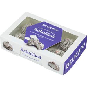 Delicato Kokosboll Utan Tillsatt Socker 6-p 90g
