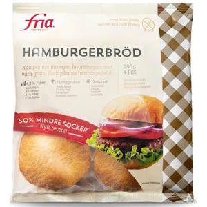 Fria Hamburgerbröd Glutenfri Frysta 4-p