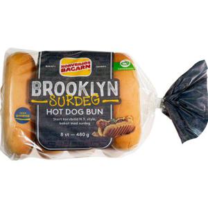 Korvbrödsbagarn Brooklyn Hot Dog Bun 8-p 480g
