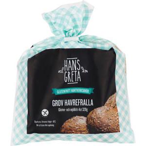 Hans&Greta Grov Havrefralla Glutenfri 320g