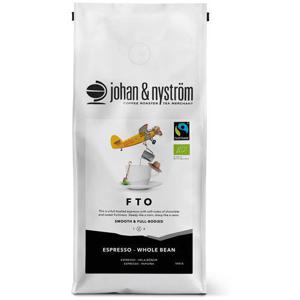 Johan & Nyström Kaffe Espresso F.T.O Hela Bönor EKO/Fairtrade 500g