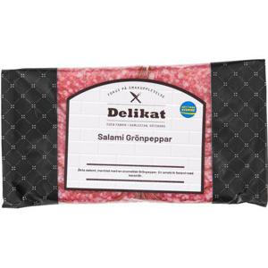 Delikat Skivad Salami Grönpeppar 80g