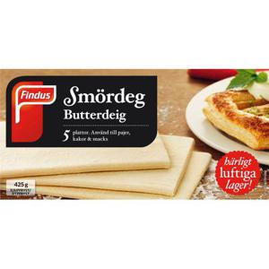 Findus Smördeg Fryst 425g