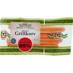 Härryda Karlsson Grillkorv Skinnfri 400g
