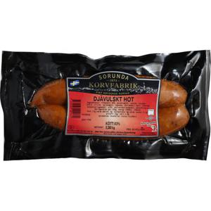 Sorunda Korv Korv Djävulskt Hot 240g fabrik