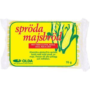 Oldana AB Majsbröd Spröda Glutenfri 61g Oldana