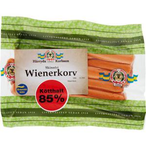 Härryda Karlsson Wienerkorv Skinnfri 700g