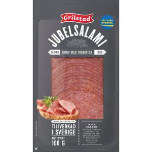 Grilstad Jubelsalami Skivad 100g