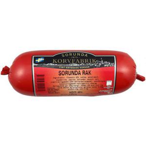 Sorunda Korv Korv Sorunda Rak 500g fabrik